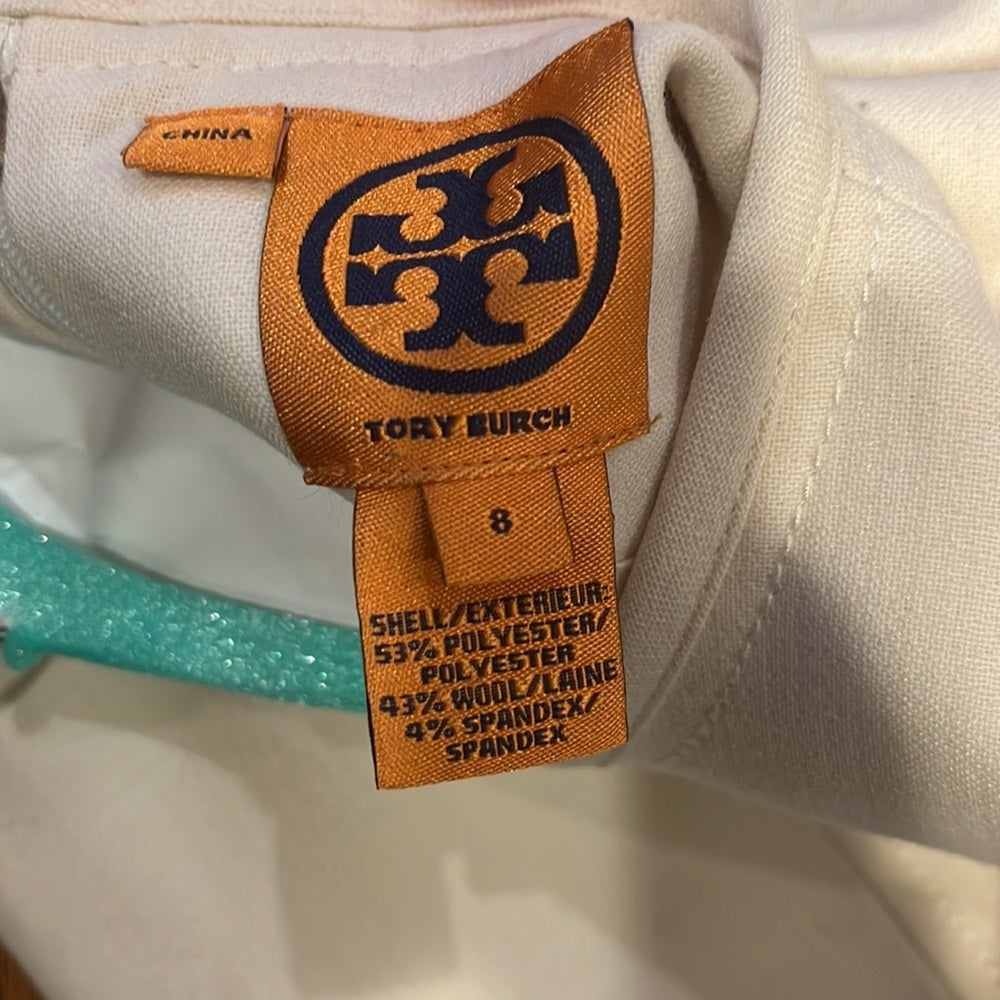 Tory Burch Woman’s Cream Dress Size 8