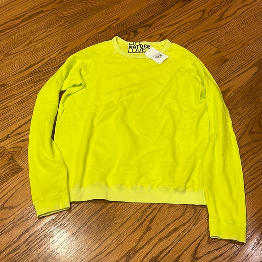 NWT Life Nature Love Woman’s Neon Rabbits Sweatshirt Size XS