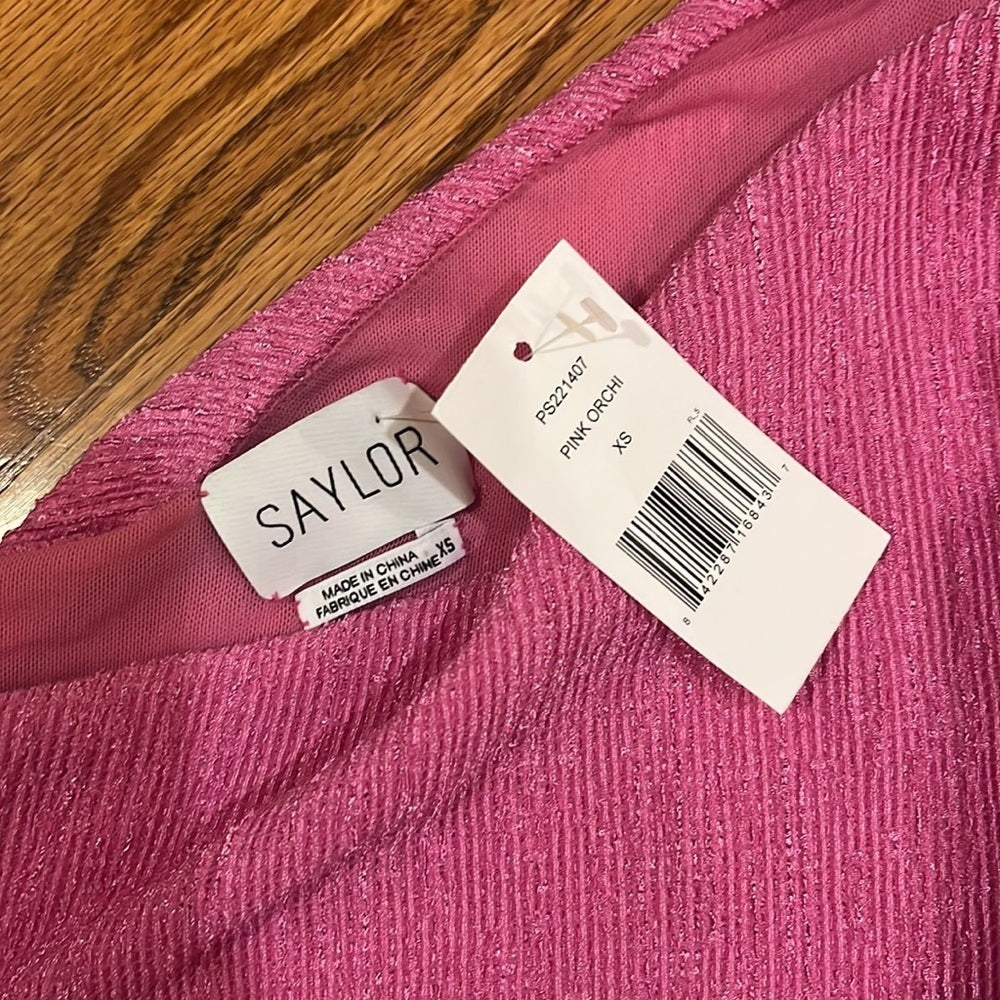 NWT Saylor Woman’s Pink Orchi Dress Size XS