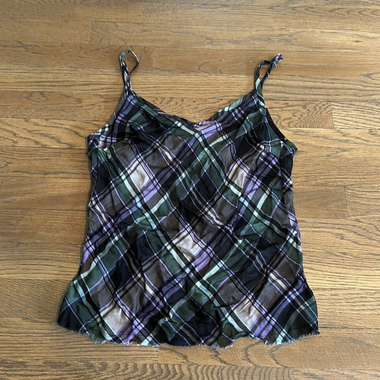 NATION Women’s Plaid Tank - Size Small