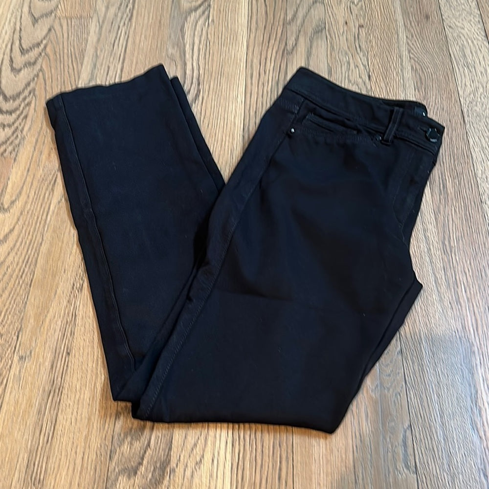 White House Black Market Women’s Skinny Black Jeans - Size 4R