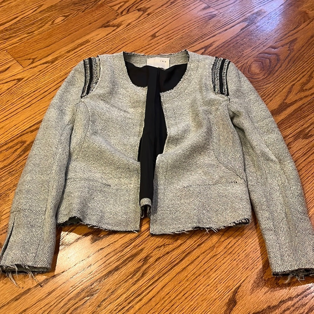 IRO Woman’s Grey Amina Jacket Size 0