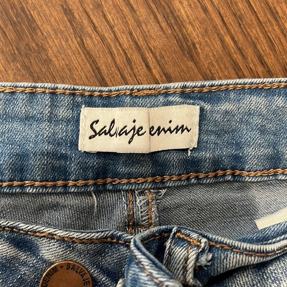 Salvage Denim Size 1 Blue Skinny Jeans