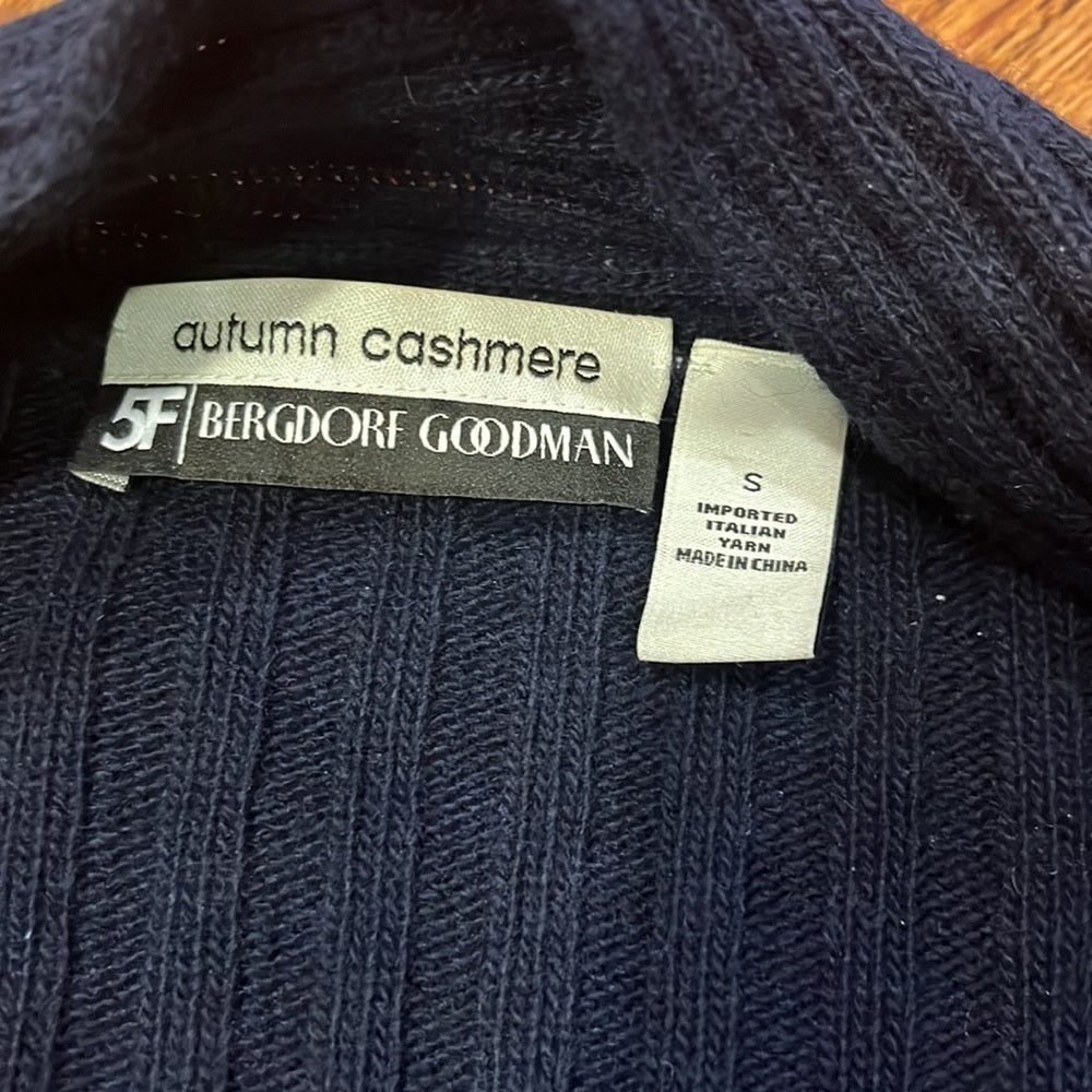 Autumn Cashmere Woman’s Navy Cardigan Size S