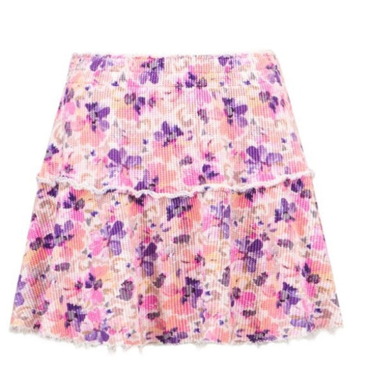 LoveShackFancy Woman’s Floral Skirt Size XS