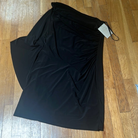 NWT Boston Proper Black Should Drape Dress Size L