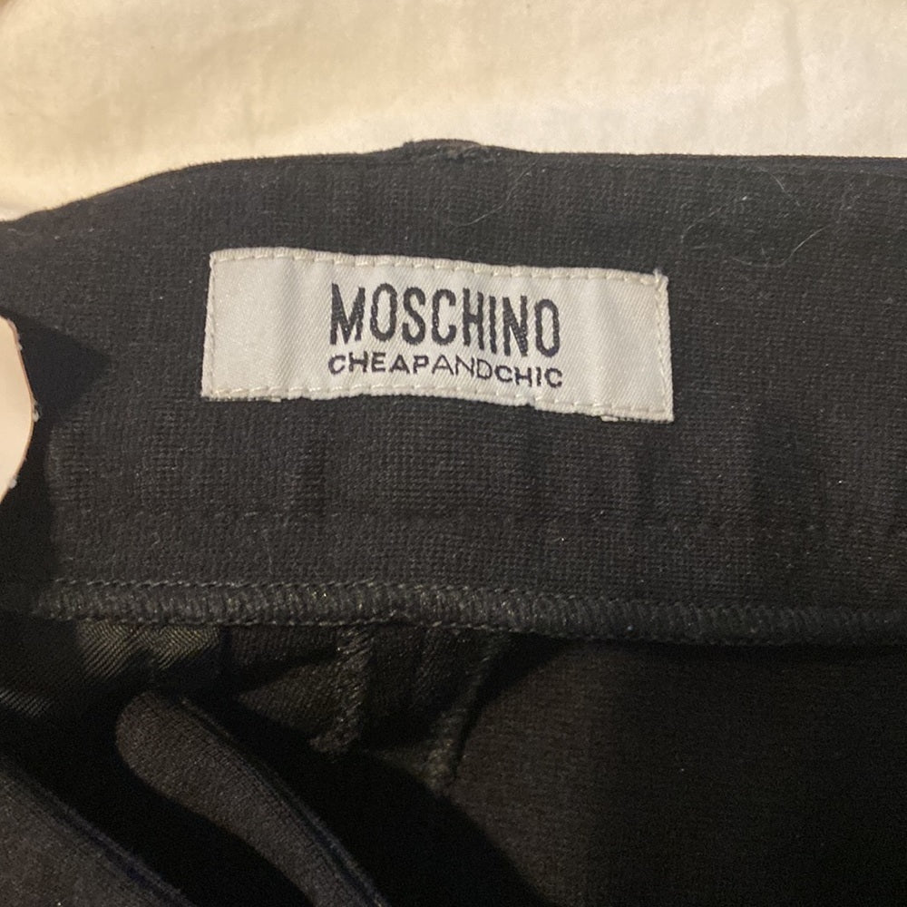 Women’s Moschino pants. Black. Size 8