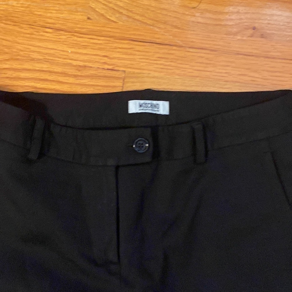 Women’s Moschino pants. Black. Size 8