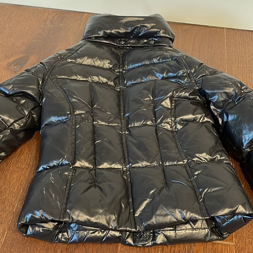 S13 Girls Black Puffer Jacket Size 8