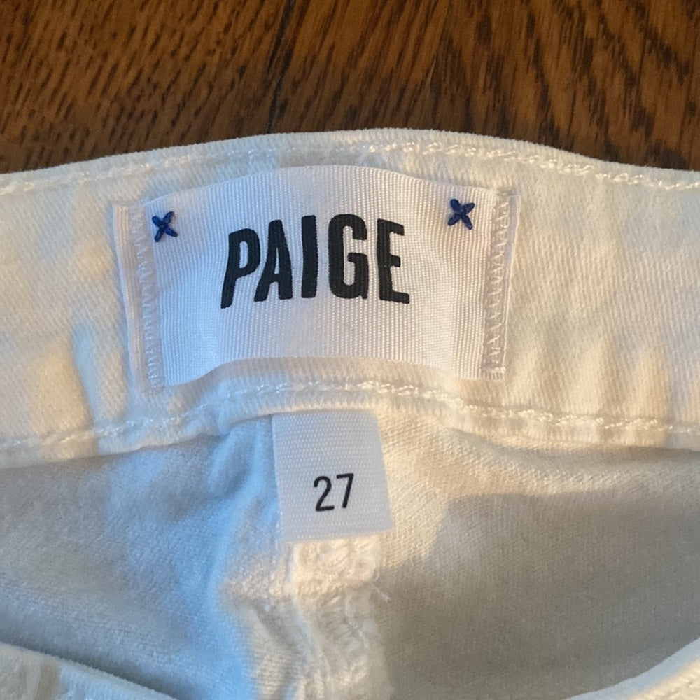 PAIGE Women’s White Jeans Size 27