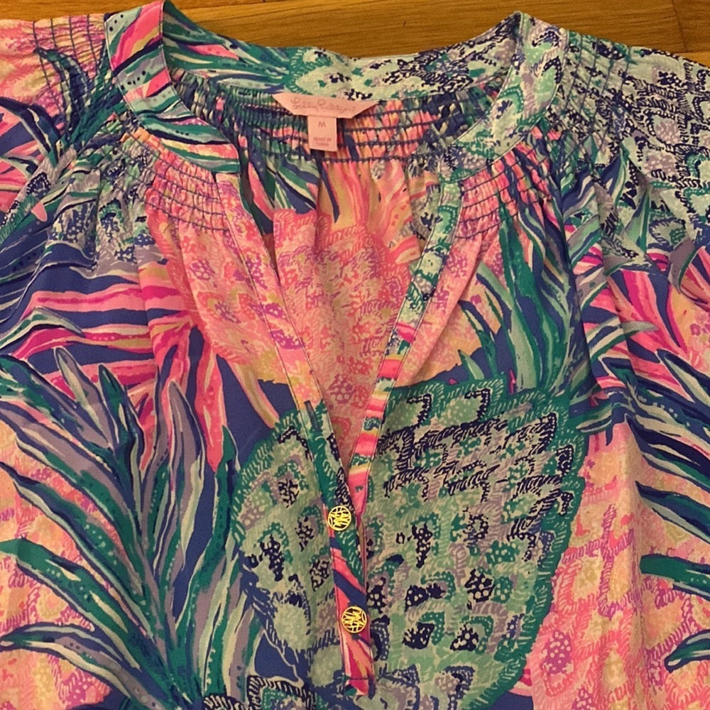 Lily Pulitzer Women’s Multicolored Blouse Size M