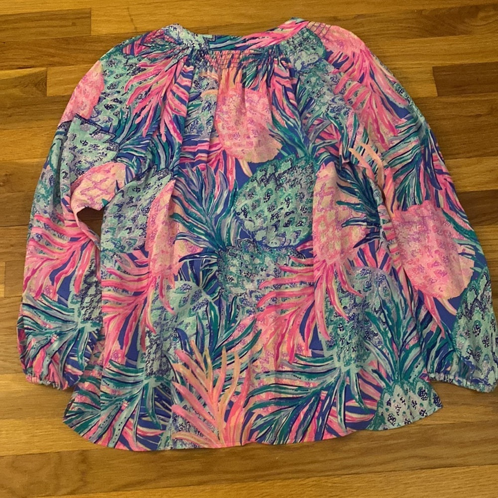 Lily Pulitzer Women’s Multicolored Blouse Size M