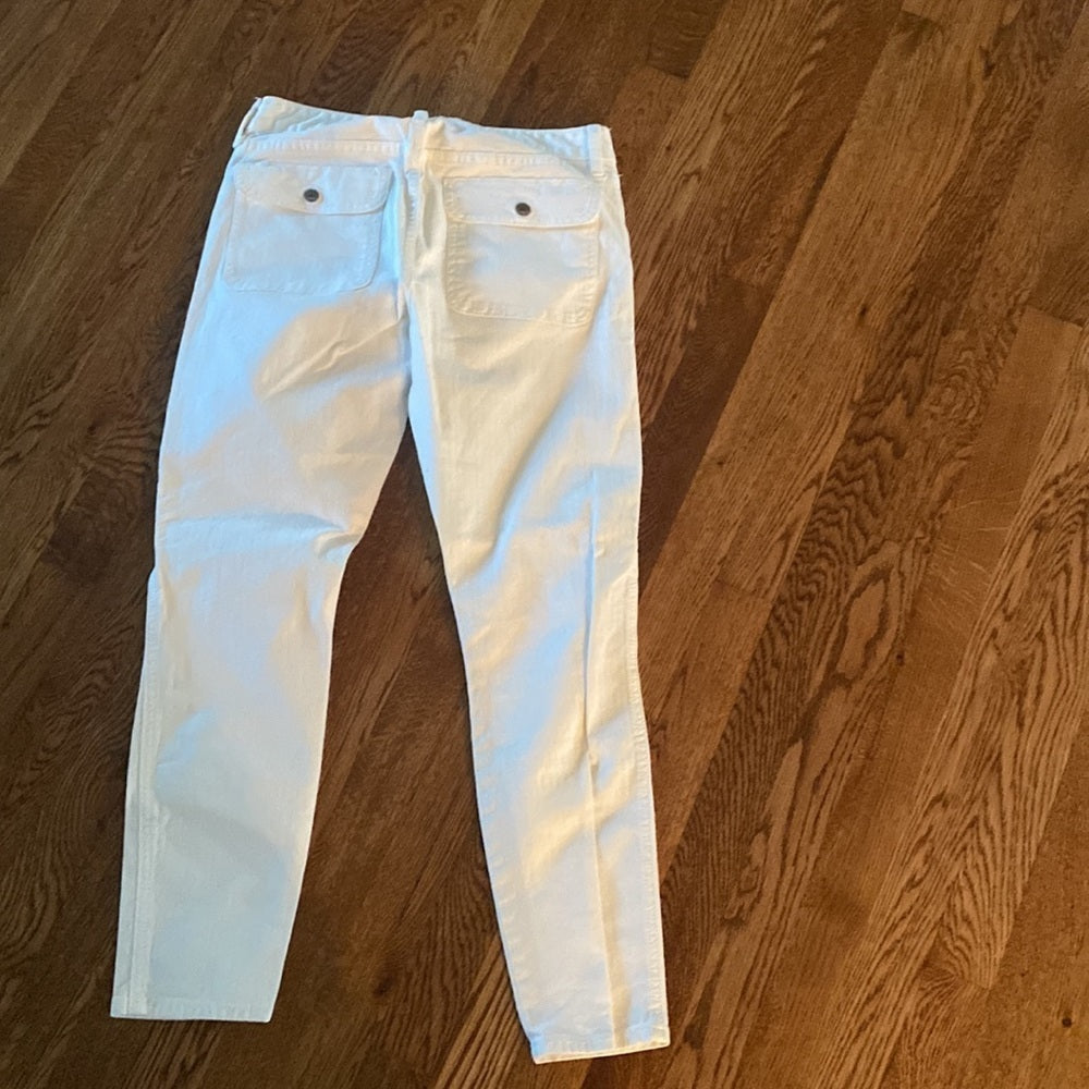 Gap Women’s White Jeans with Pockets Size 27/4