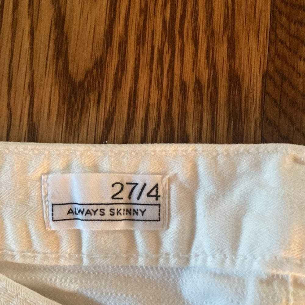 Gap Women’s White Jeans with Pockets Size 27/4