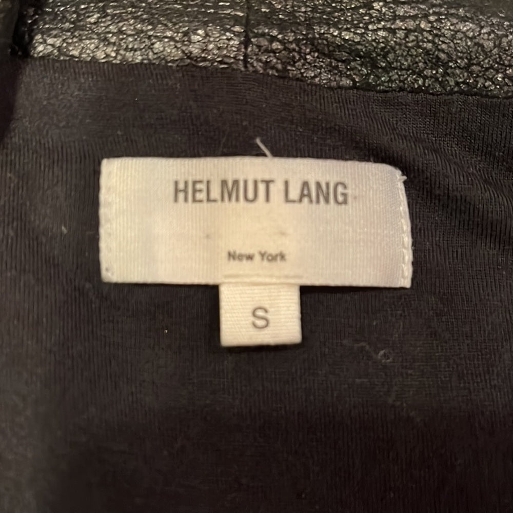 Helmut Lang Woman’s Black Leather Jacket Size S