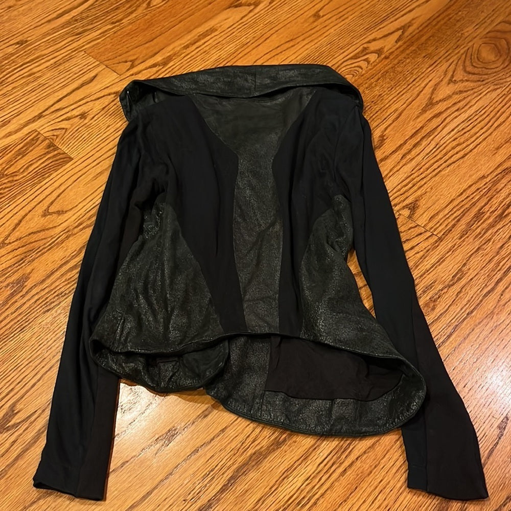 Helmut Lang Woman’s Black Leather Jacket Size S