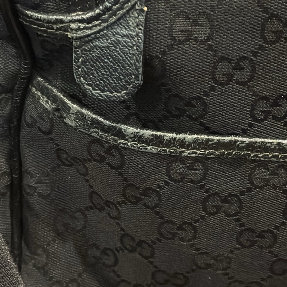 Gucci Women’s Black Canvas Diaper Bag