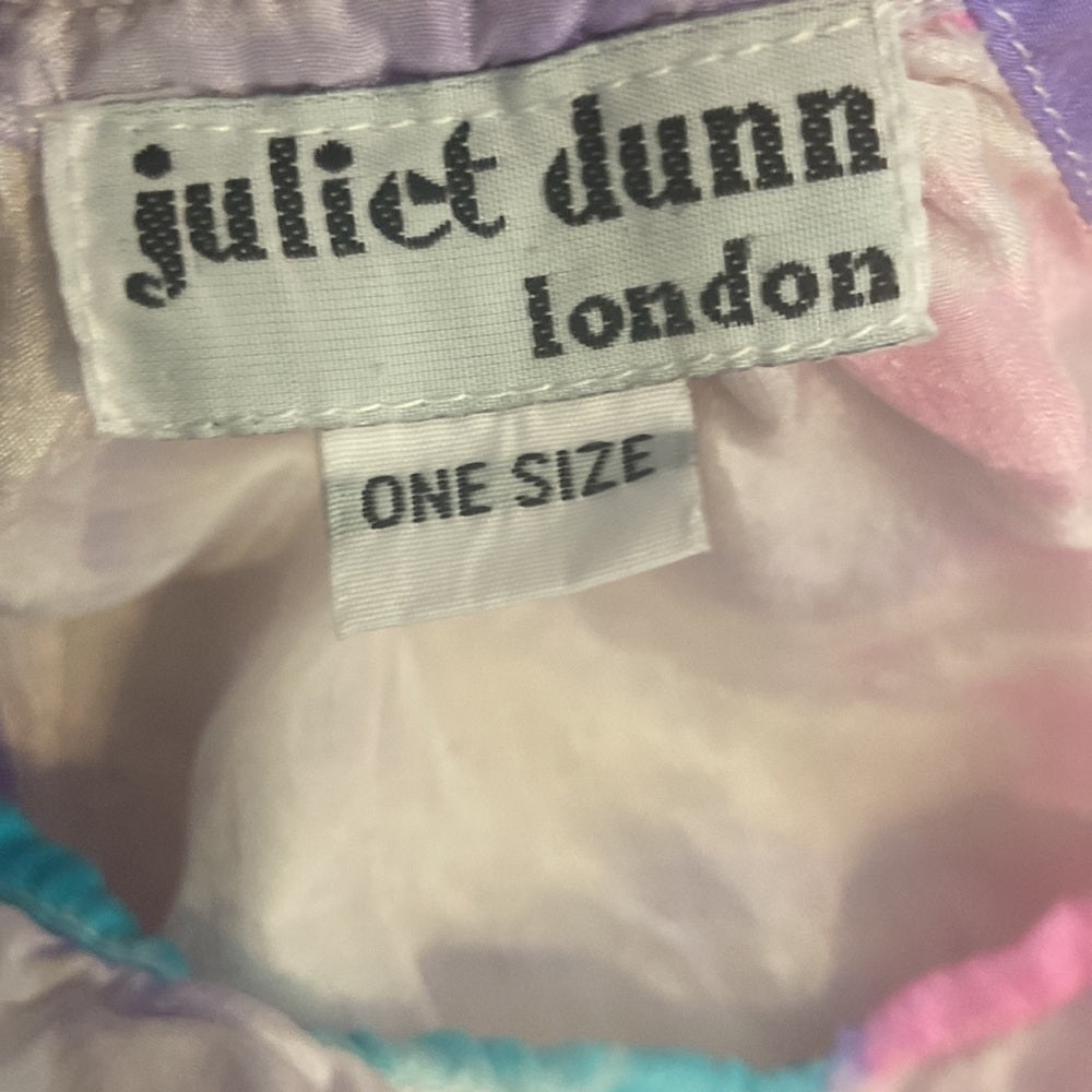 Women’s Juliet Dunn dress.  White/pink/purple/aqua. One size