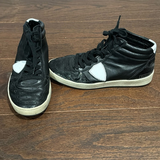 Philippe Model Women’s Black Prsx Mid Top Sneakers Size 37/7