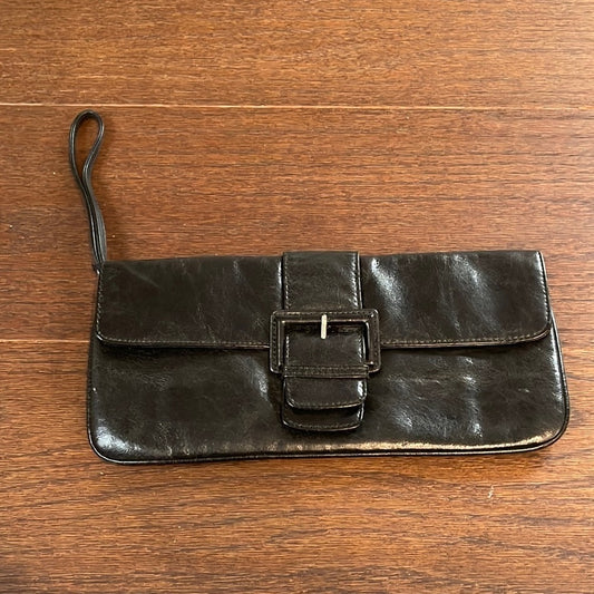 HOBO Black Clutch or Wristlet