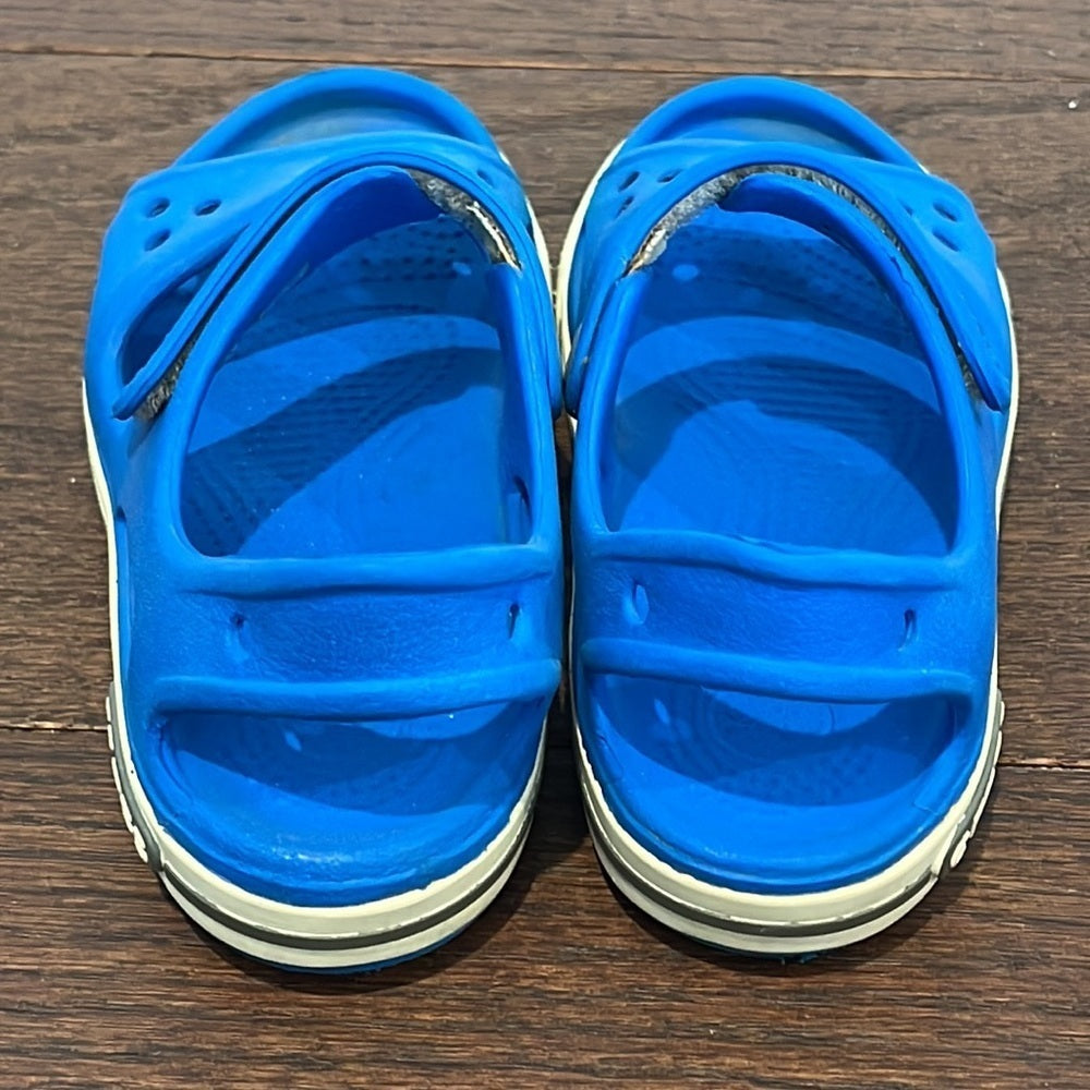 Crocs Boys Blue Water Shoes Size 11