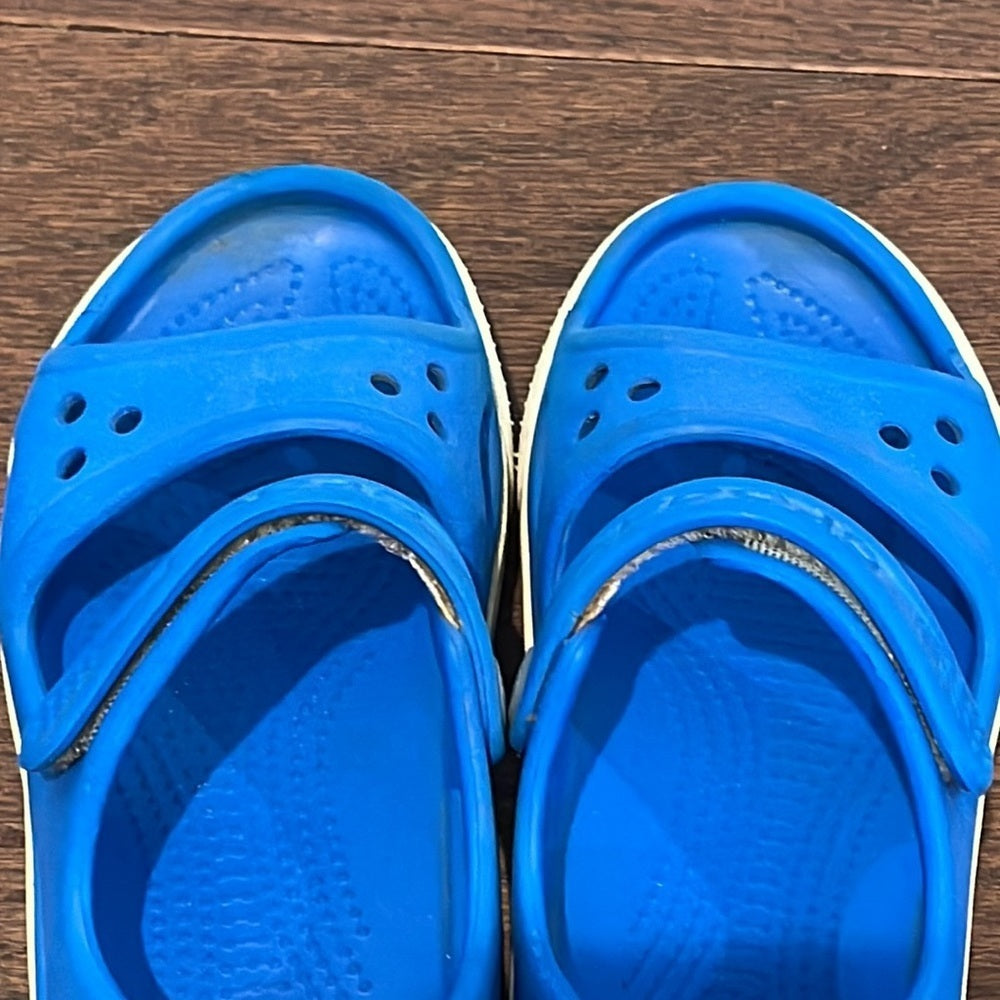 Crocs Boys Blue Water Shoes Size 11