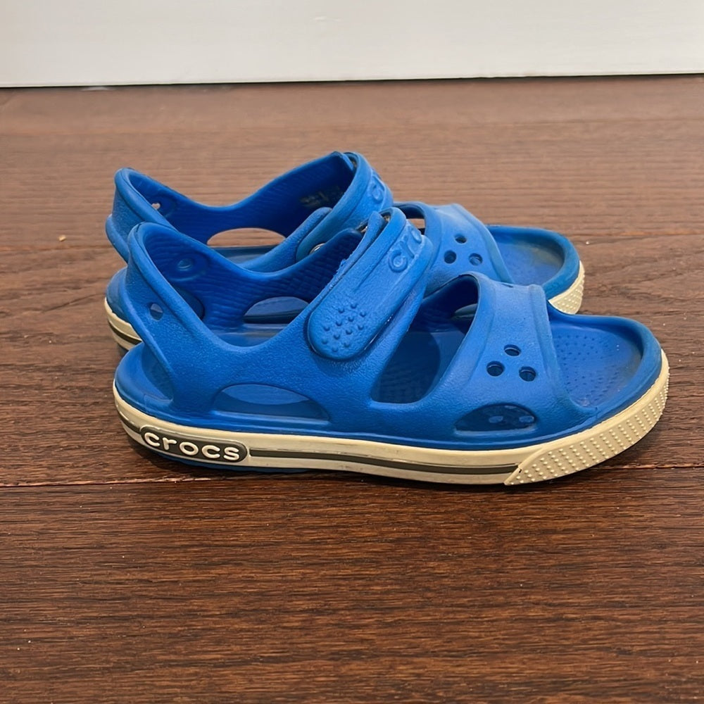 Crocs Boys Blue Water Shoes Size 11