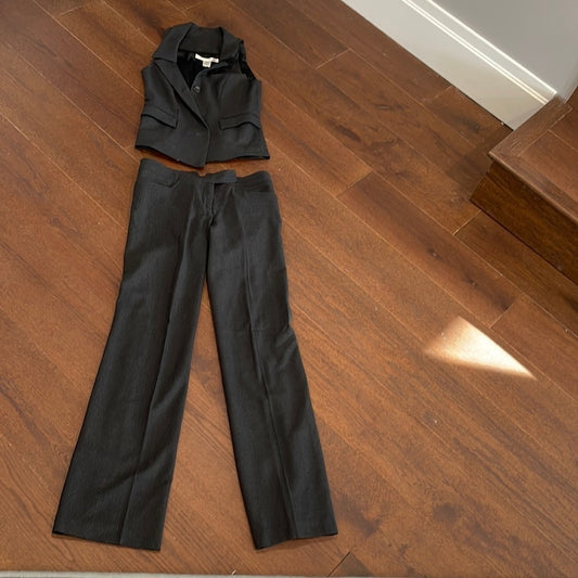 Diane von Furstenberg Pants and Vest Set