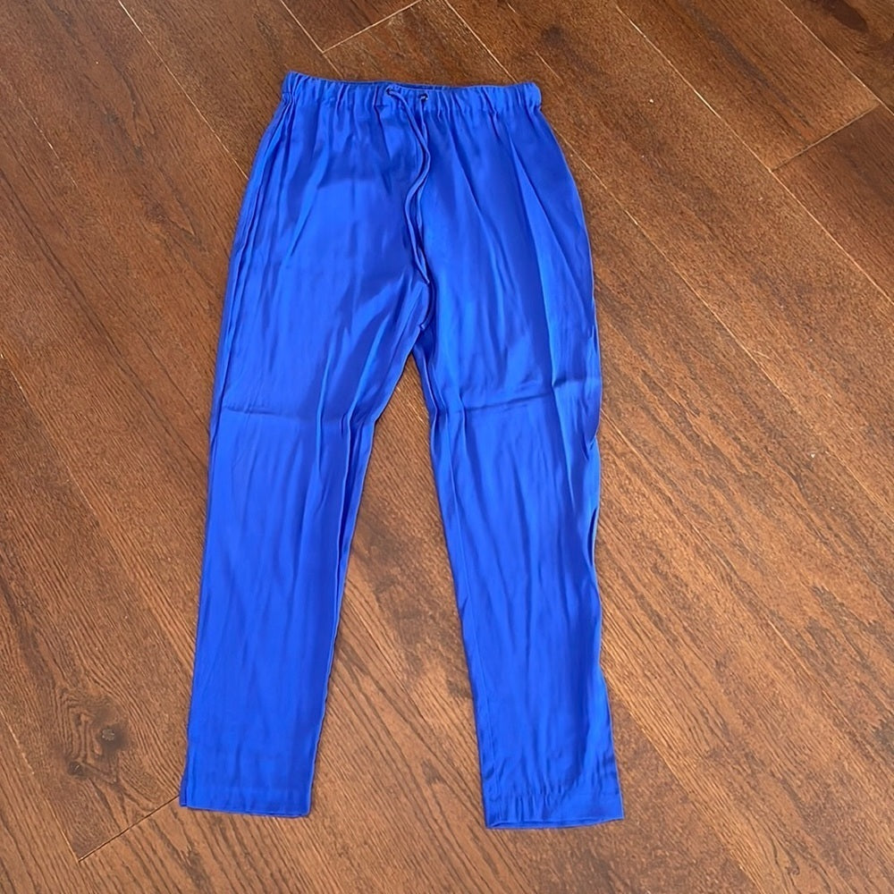 Rag & Bone Silk Blue Pants Size Small