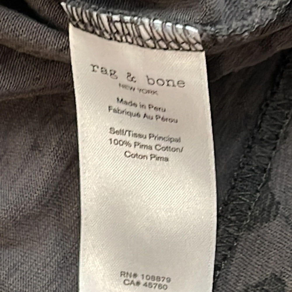 Rag & Bone Women’s Grey T-Shirt Size Small