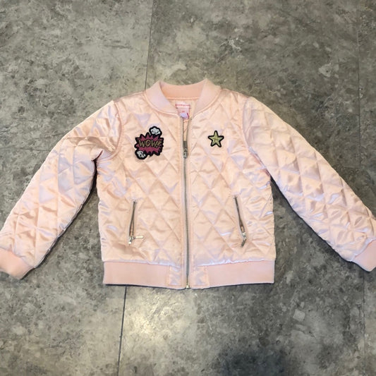 Design History Girls Pink Bomber Size 6X