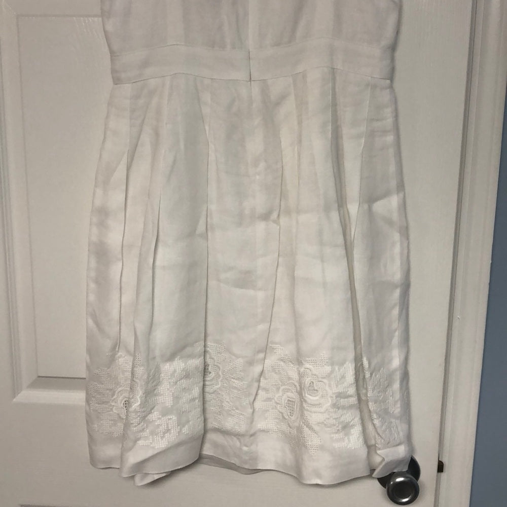 Ralph Lauren White Linen Dress Size 8