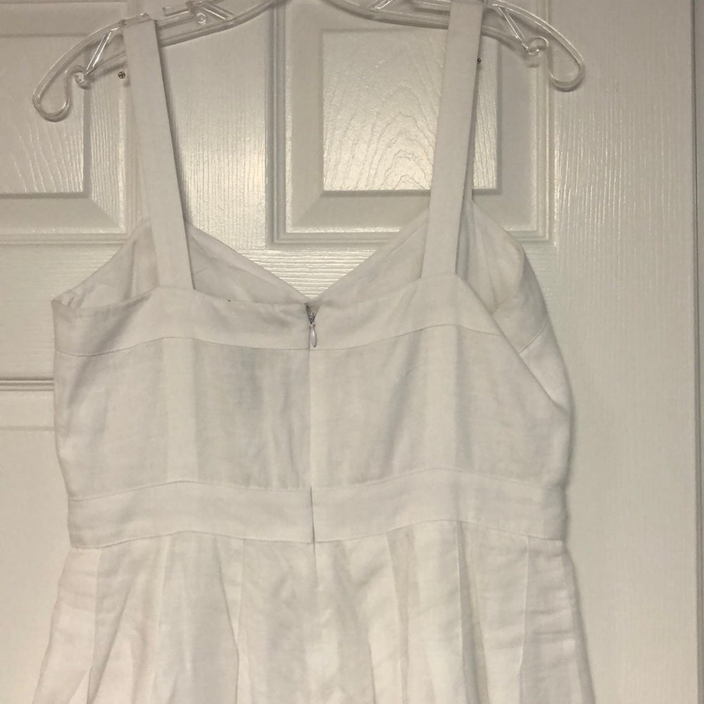 Ralph Lauren White Linen Dress Size 8