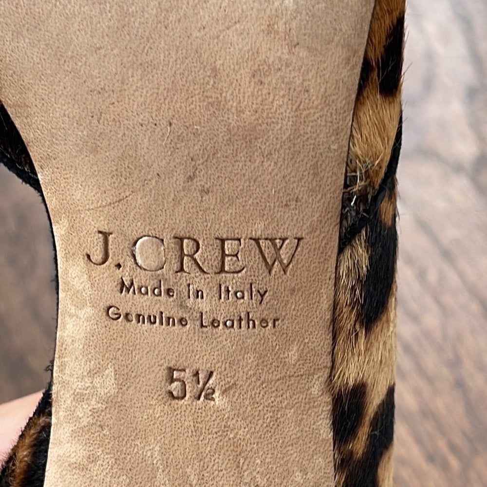 J. Crew Women’s Leopard Pumps Size 5.5