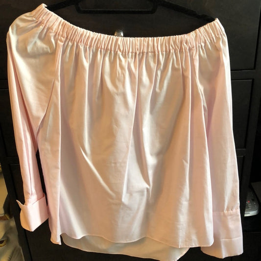 Zara Off the Shoulder Pink Top