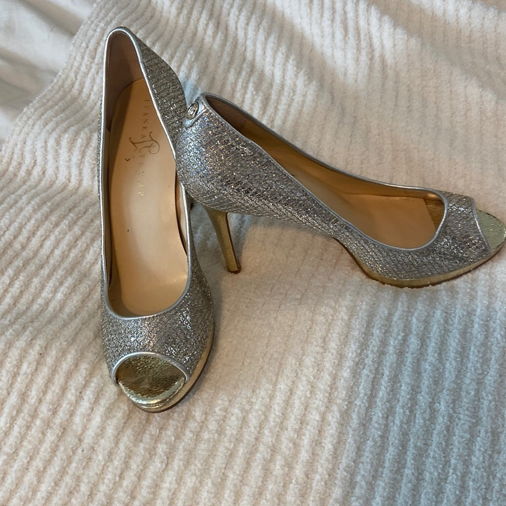 Women’s Ivanka Trump shoes. Silver. Size 9.5