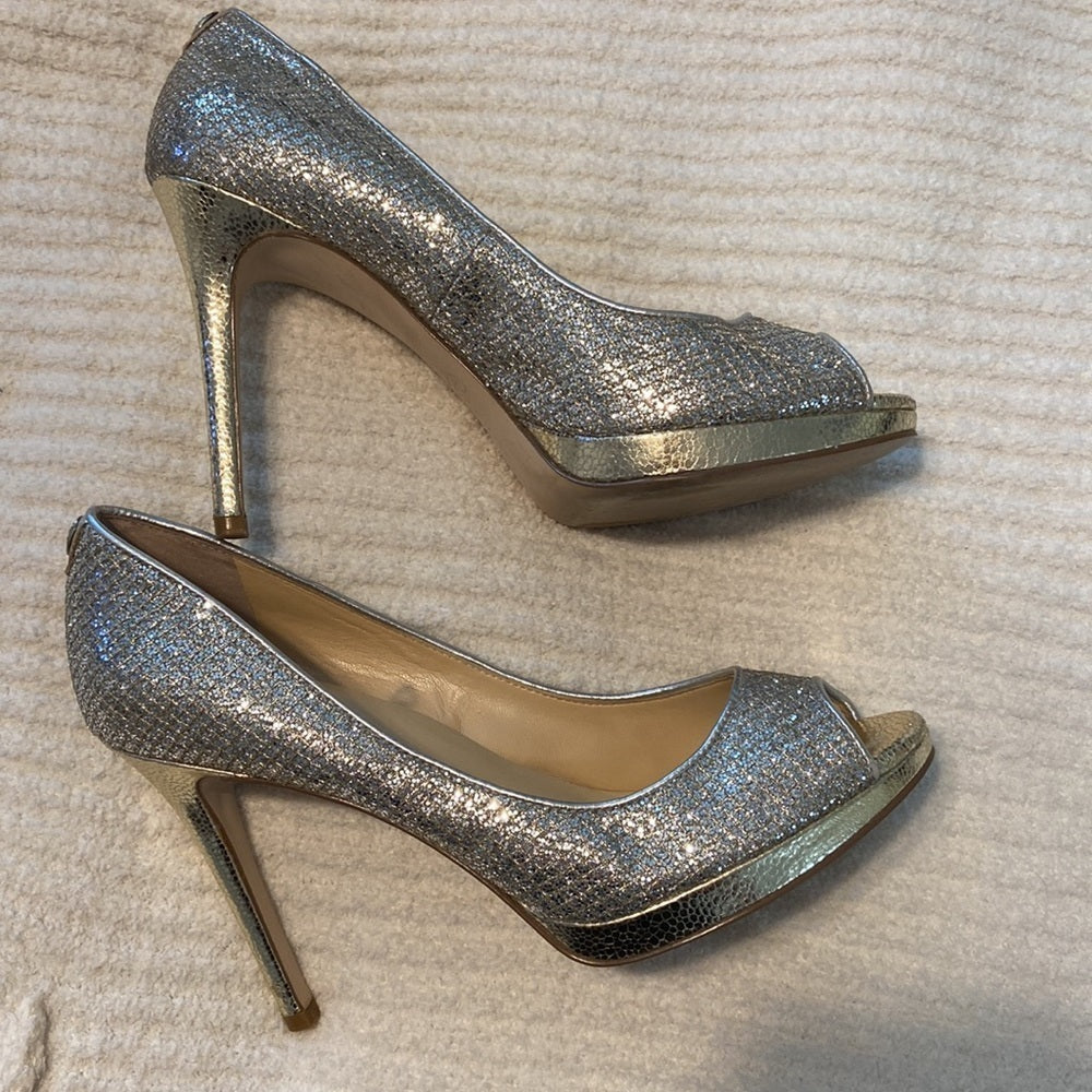 Women’s Ivanka Trump shoes. Silver. Size 9.5