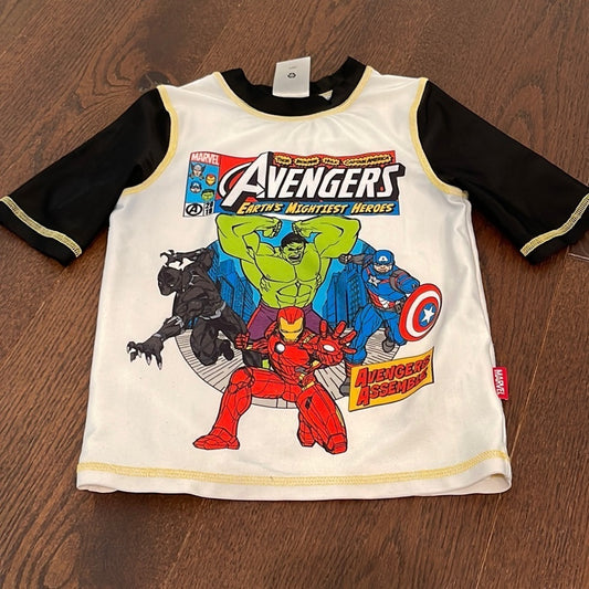 Boys Swim Rash Guard Shirt Size 5/6