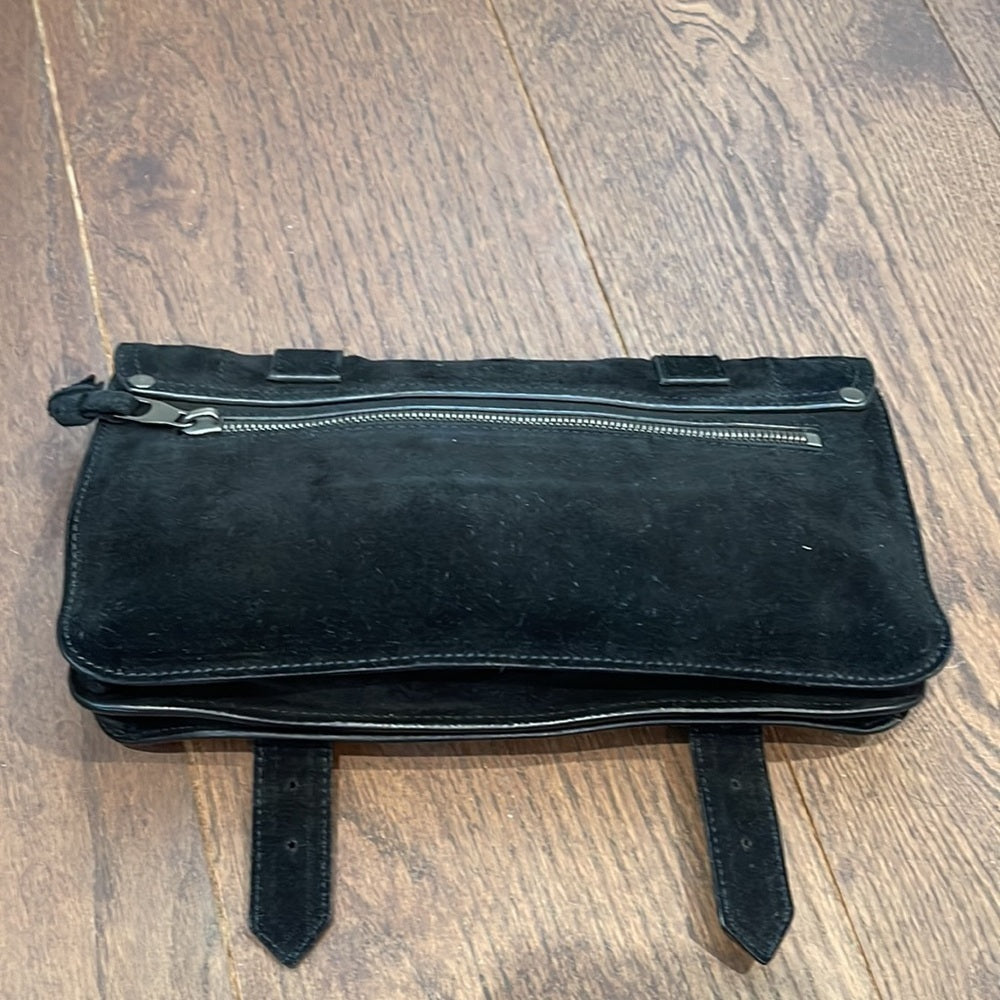 Proenza Schouler Black Suede Clutch