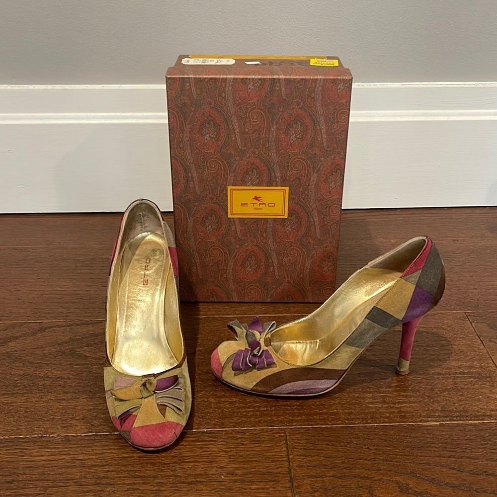 Etro Women’s Suede Pumps Size 40/10