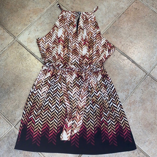 NWT White House Black Market Patterned Mini Dress Size XLP