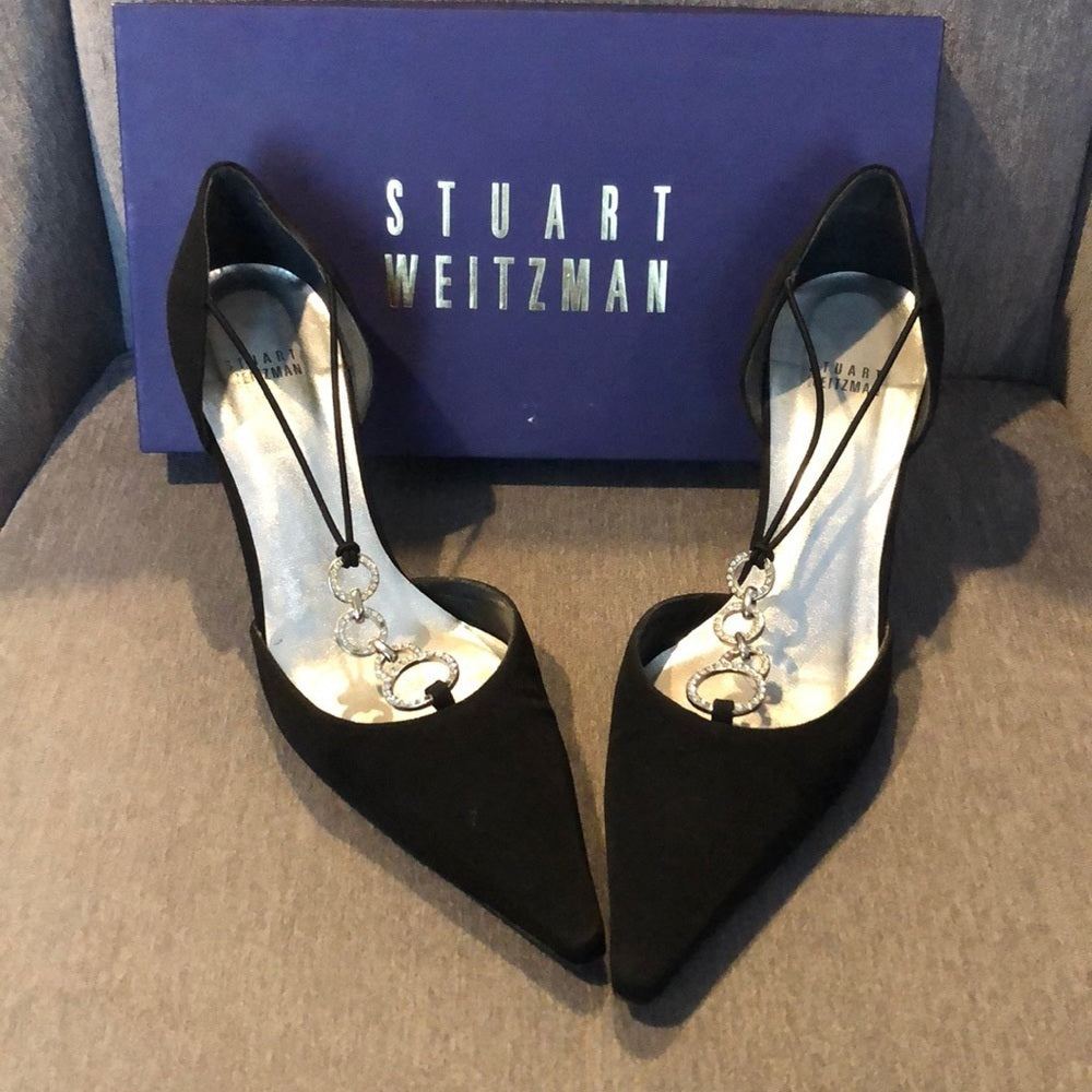 Stuart Weitzman Black Dress Shoe Size 9