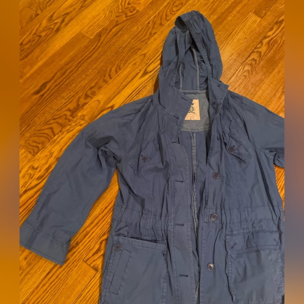 Juicy Couture Blue Cargo Jacket Size Medium