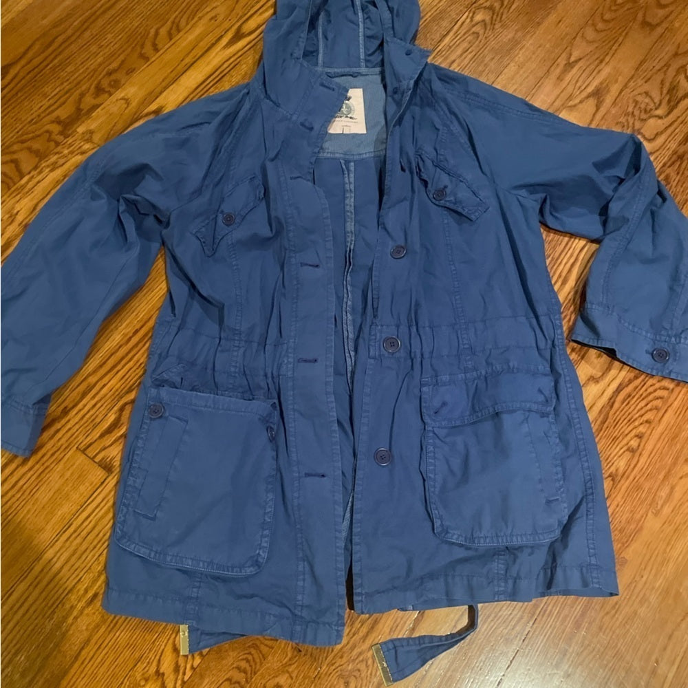 Juicy Couture Blue Cargo Jacket Size Medium