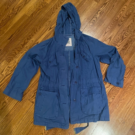 Juicy Couture Blue Cargo Jacket Size Medium