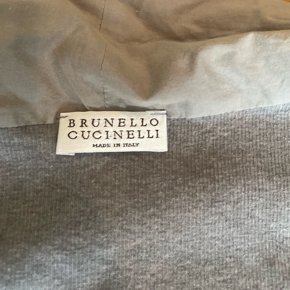 Brunello Cucinelli Grey Cardigan Sweater Size 34