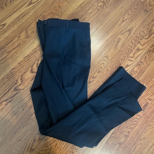 Burberry London Black Straight Leg Pants Size 12