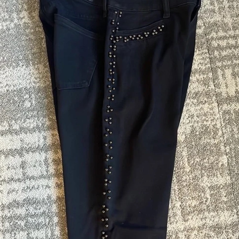 Pistola Women’s Black Studded Jeans Size 27