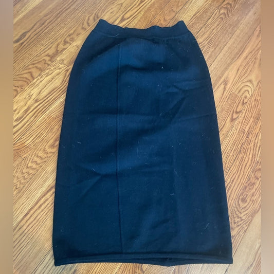 Erté Navy Pencil Skirt Size Large