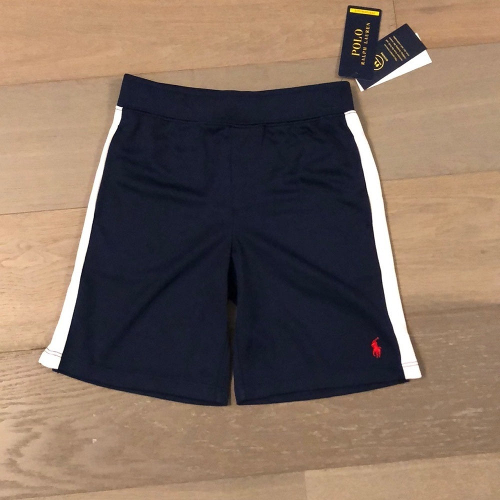 Boys Polo Navy Shorts Size 5